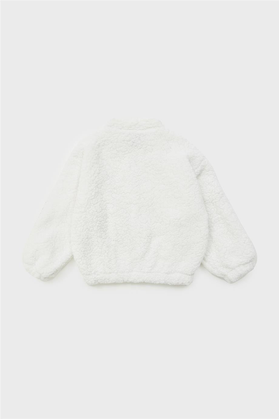 Beverly Hills Polo Club Kız Çocuk Beyaz Ceket