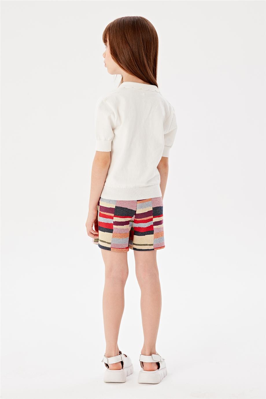 Beverly Hills Polo Club Kız Çocuk Beyaz T-Shirt