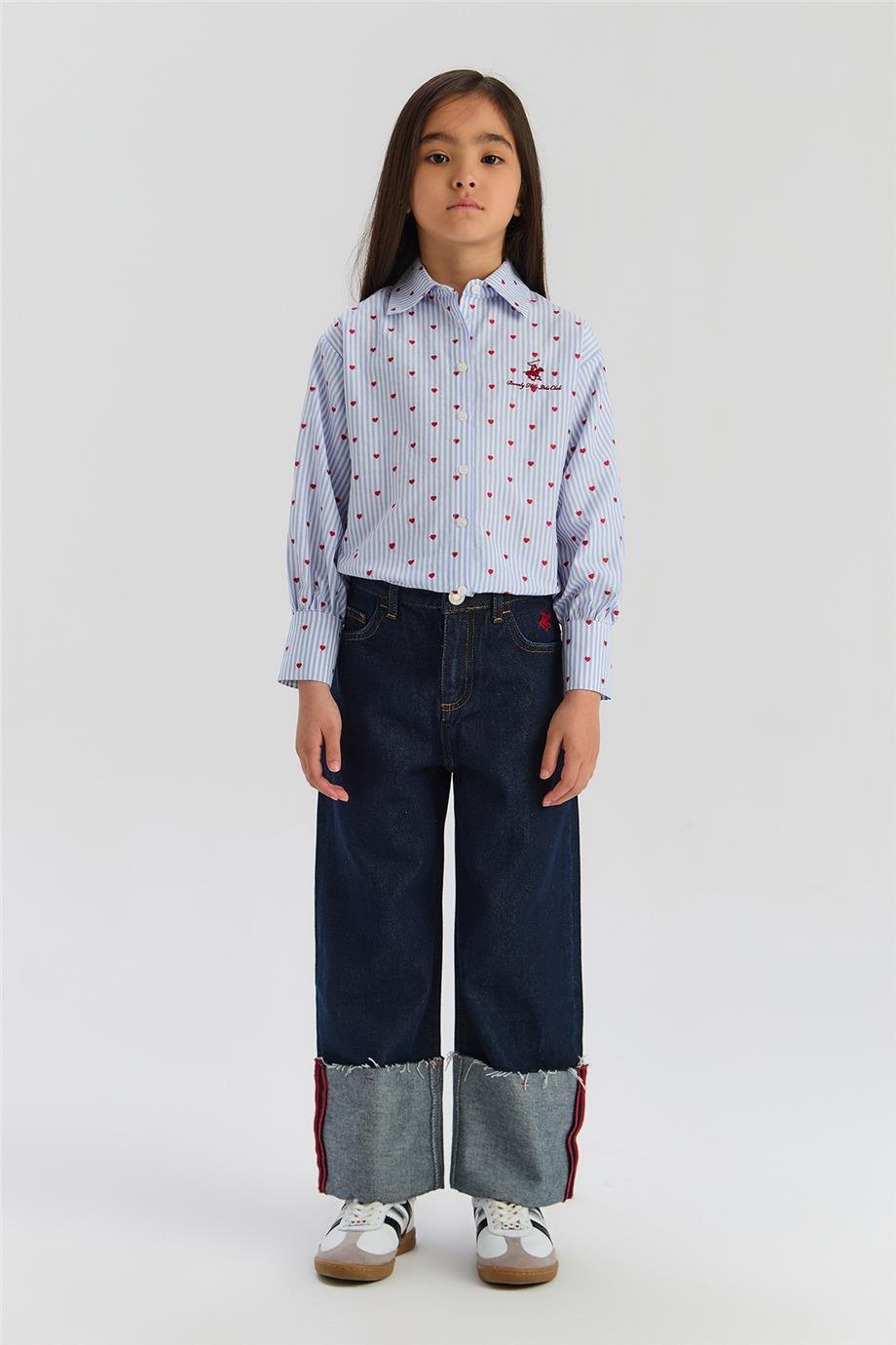 Beverly Hills Polo Club Kız Çocuk Denim PantolonBeverly Hills Polo Club Kız Çocuk Denim Pantolon