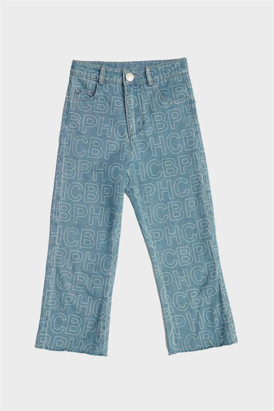 Beverly Hills Polo Club Kız Çocuk Denim Pantolon