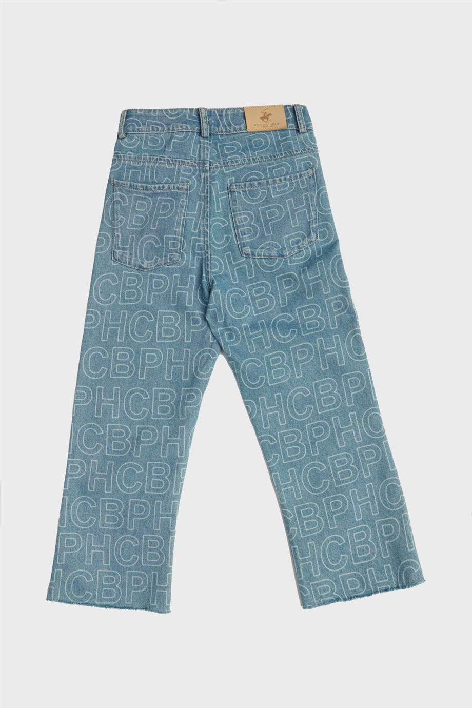 Beverly Hills Polo Club Kız Çocuk Denim Pantolon
