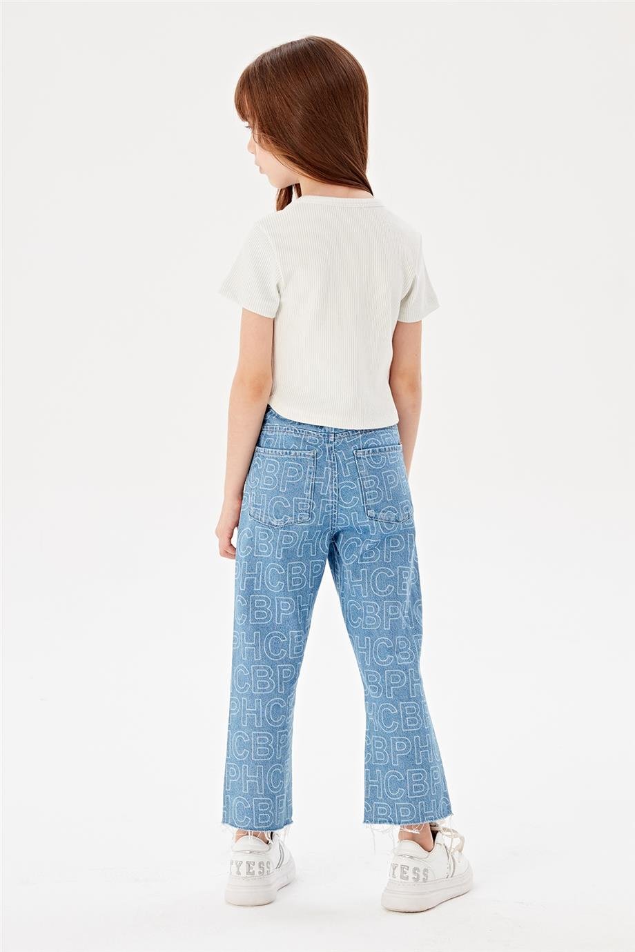 Beverly Hills Polo Club Kız Çocuk Denim Pantolon