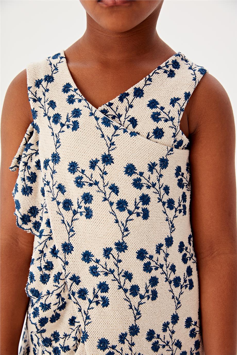 Beverly Hills Polo Club Kız Çocuk Desenli Elbise