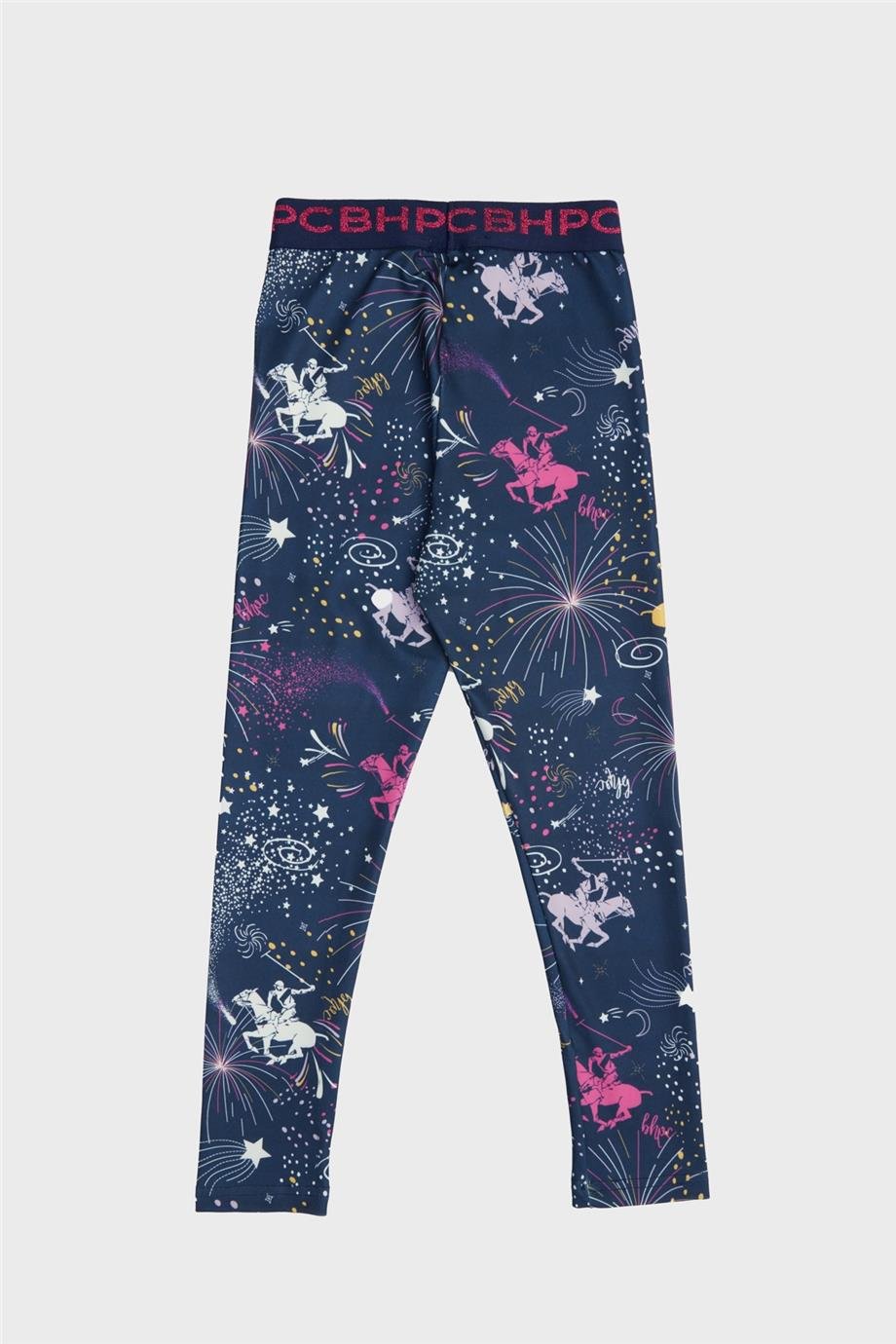 Beverly Hills Polo Club Kız Çocuk Desenli Tayt