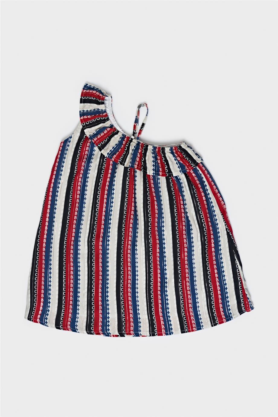 Beverly Hills Polo Club Kız Çocuk Desenli Elbise