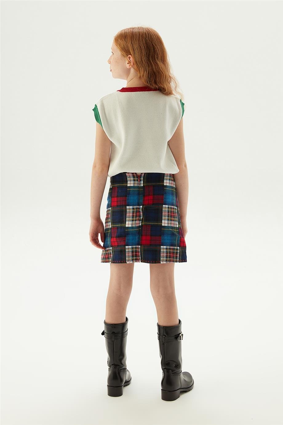 Beverly Hills Polo Club Kız Çocuk Ekose Etek