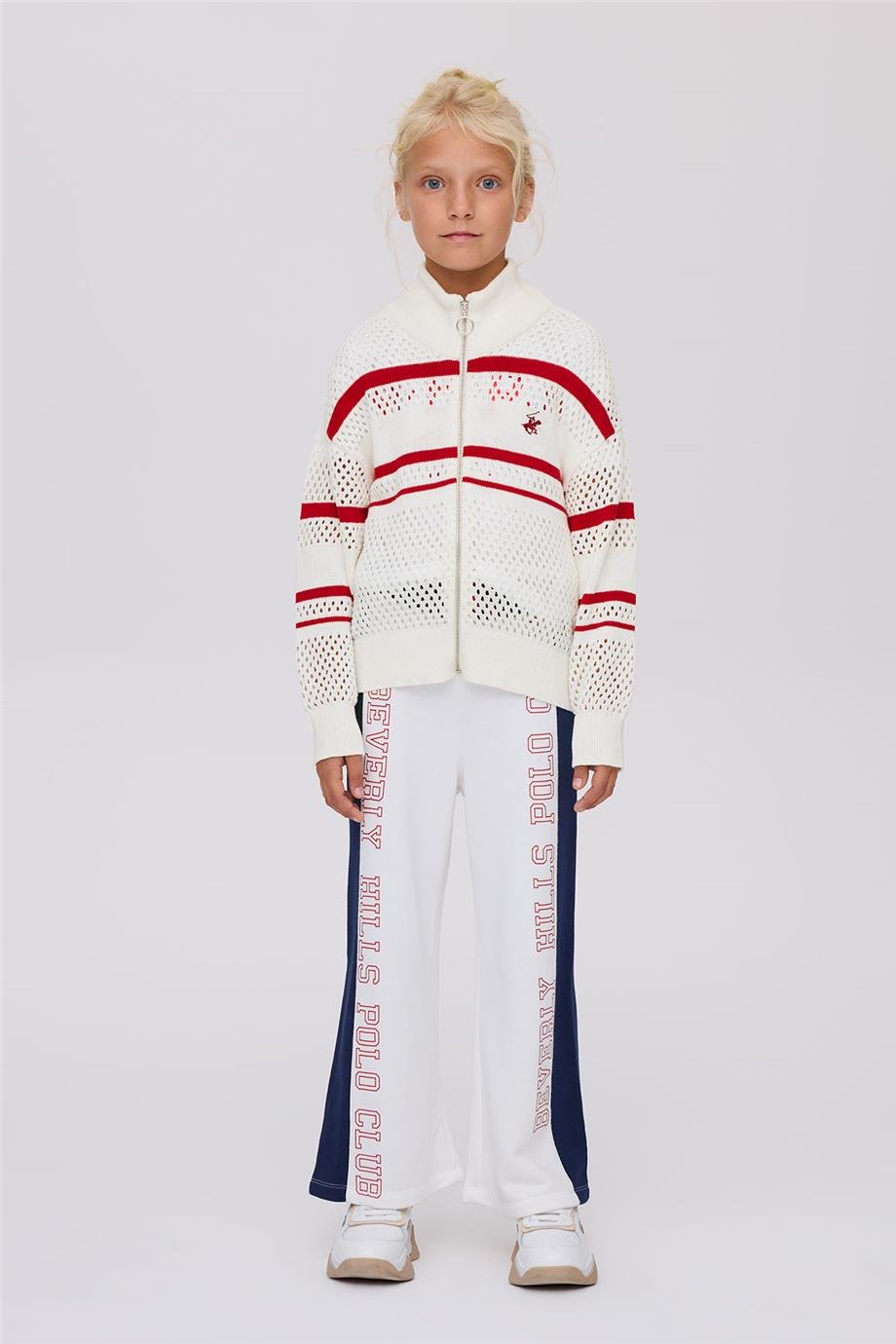 Beverly Hills Polo Club Girl Ecru CardiganBeverly Hills Polo Club Girl Ecru Cardigan