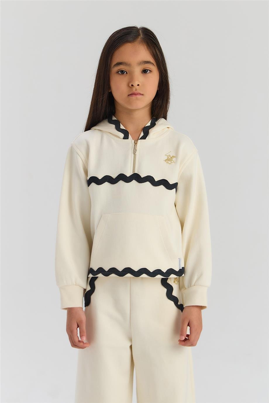 Beverly Hills Polo Club Kız Çocuk Ekru Eşofman ÜstüBeverly Hills Polo Club Kız Çocuk Ekru Eşofman Üstü