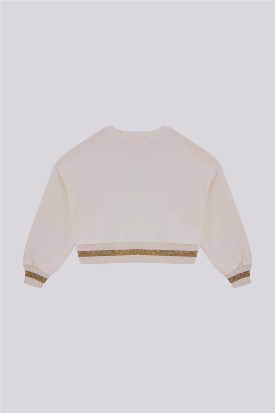 Beverly Hills Polo Club Kız Çocuk Ekru SweatshirtBeverly Hills Polo Club Kız Çocuk Ekru Sweatshirt