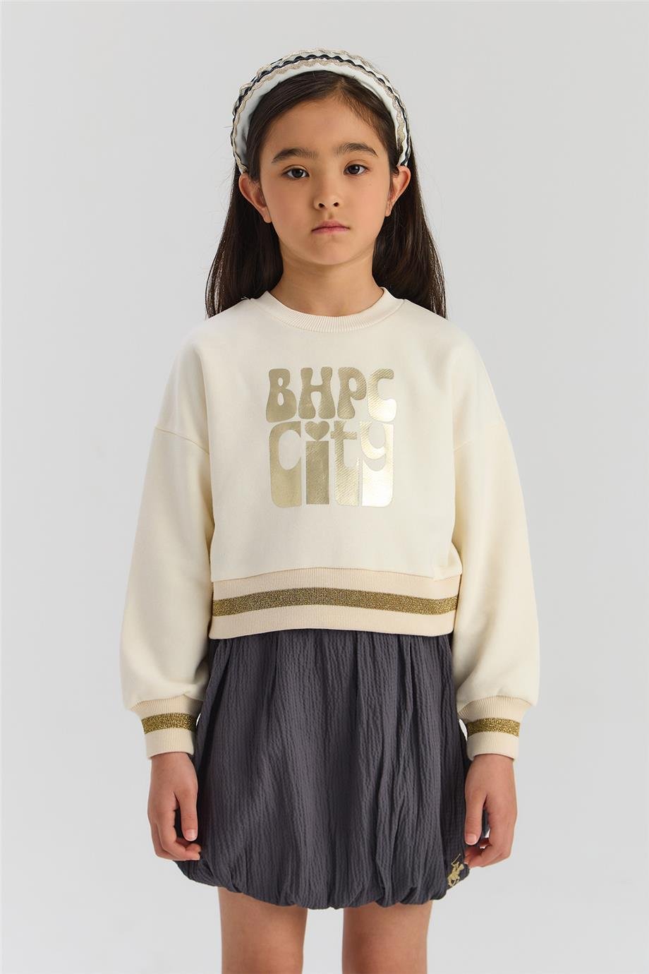 Beverly Hills Polo Club Kız Çocuk Gri EtekBeverly Hills Polo Club Kız Çocuk Gri Etek