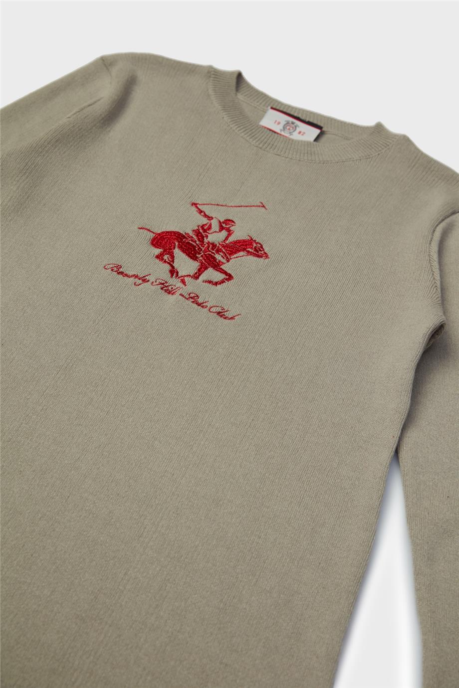 Beverly Hills Polo Club Kız Çocuk Gri Elbise