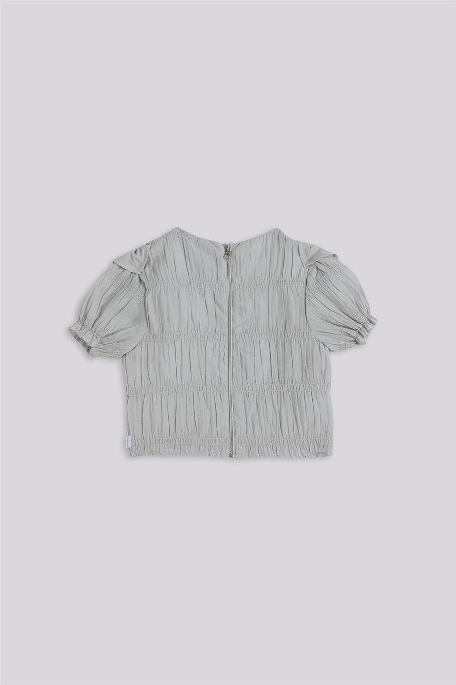 Beverly Hills Polo Club Girl Grey Melange BlouseBeverly Hills Polo Club Girl Grey Melange Blouse