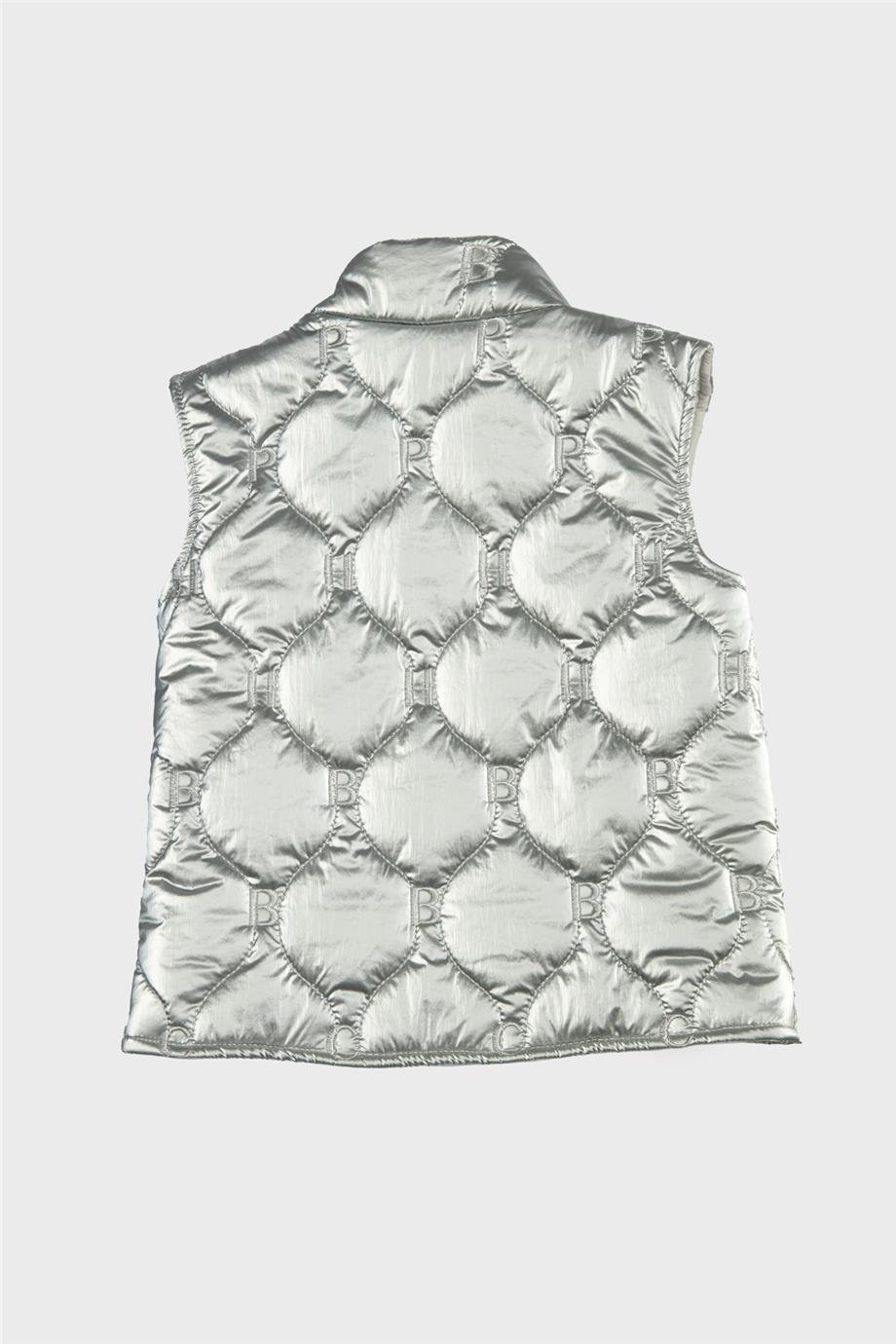 Beverly Hills Polo Club Kız Çocuk Gri Yelek