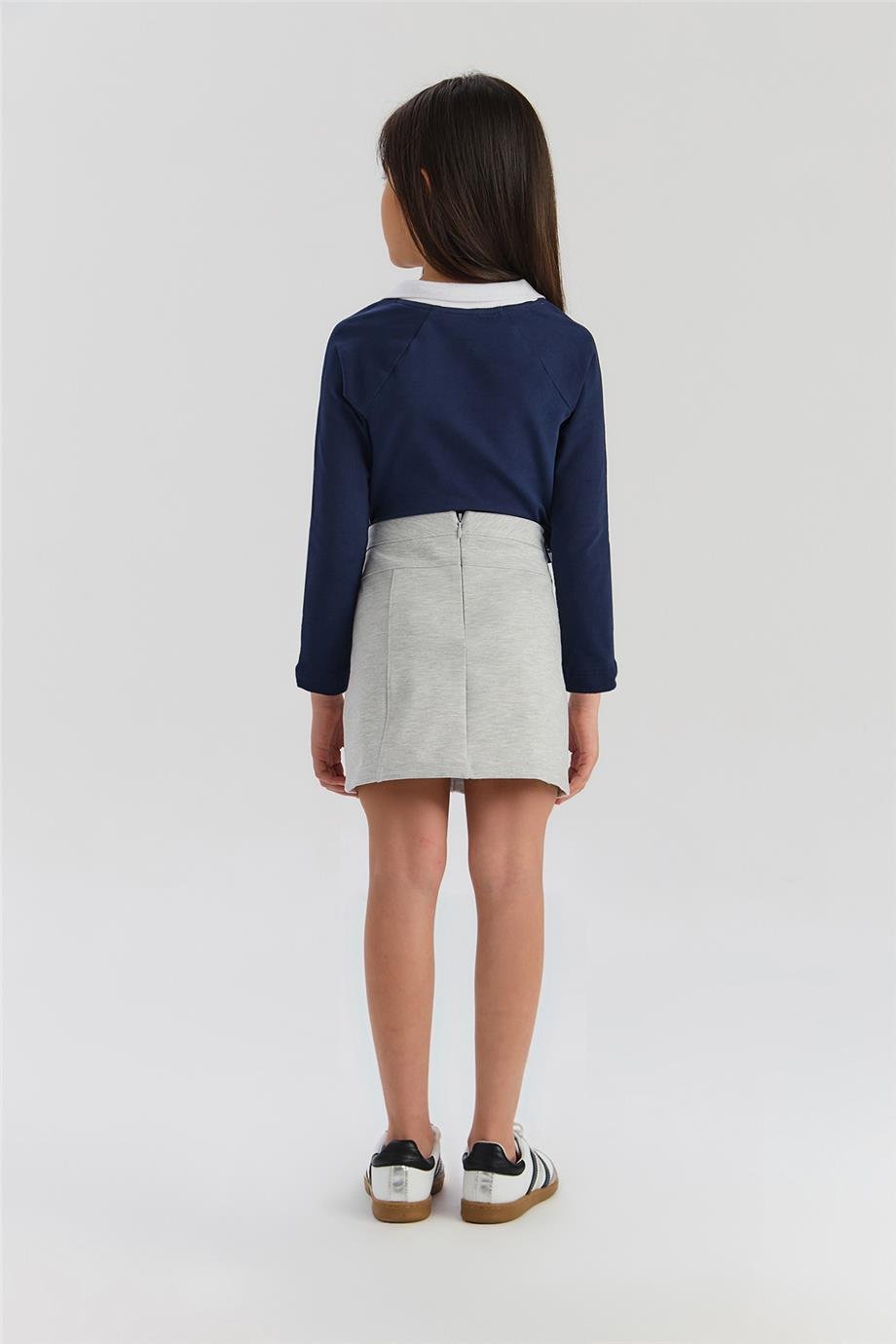 Beverly Hills Polo Club Kız Çocuk Gri EtekBeverly Hills Polo Club Kız Çocuk Gri Etek