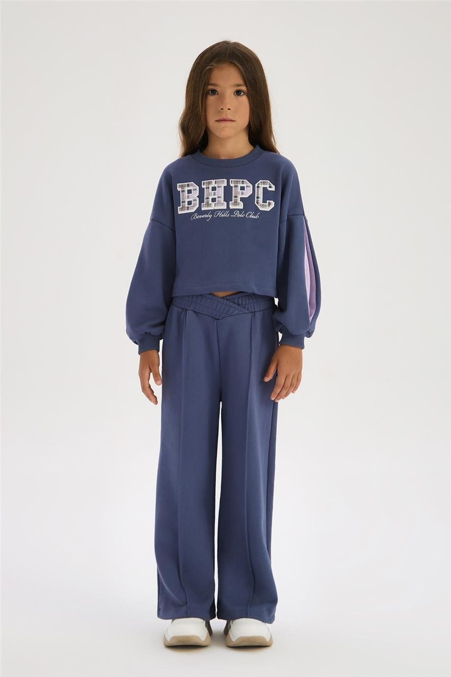 Beverly Hills Polo Club Kız Çocuk İndigo SweatshirtBeverly Hills Polo Club Kız Çocuk İndigo Sweatshirt