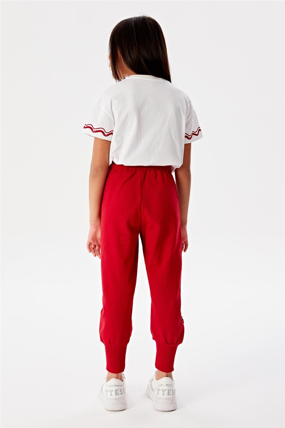 Beverly Hills Polo Club Kız Çocuk Kırmızı Eşofman Altı