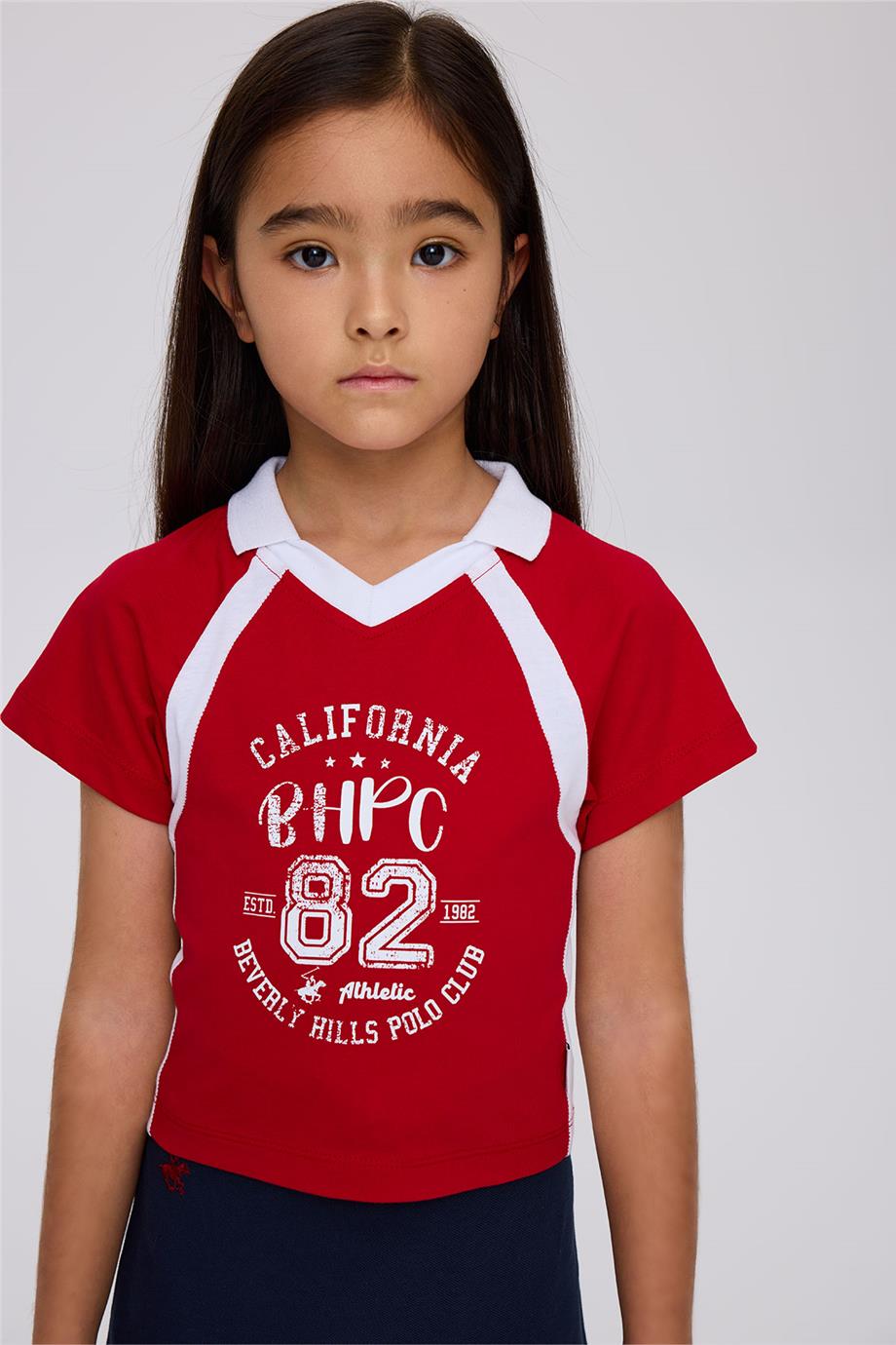 Beverly Hills Polo Club Kız Çocuk Kırmızı TshirtBeverly Hills Polo Club Kız Çocuk Kırmızı Tshirt