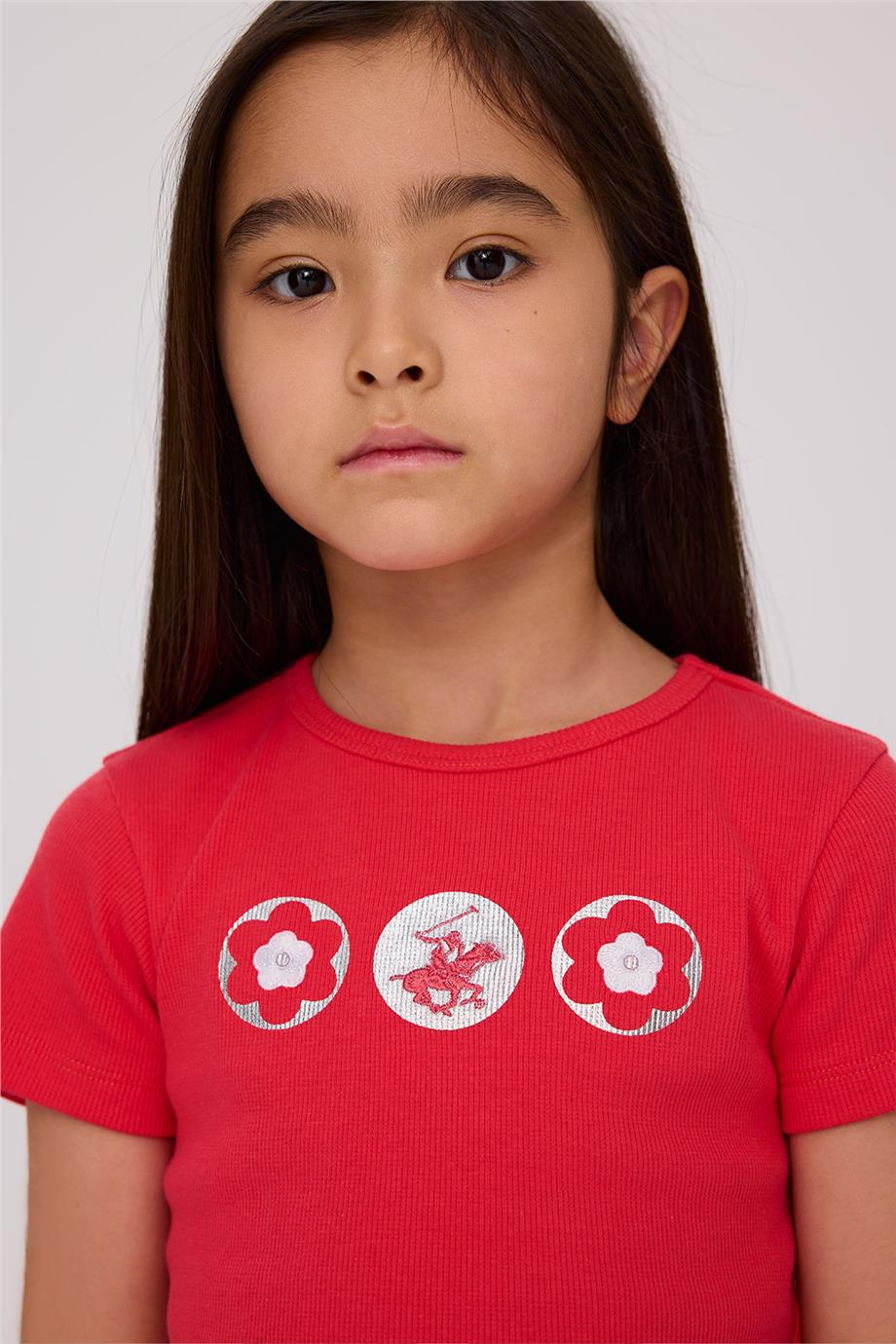 Beverly Hills Polo Club Girl Red TshirtBeverly Hills Polo Club Girl Red Tshirt