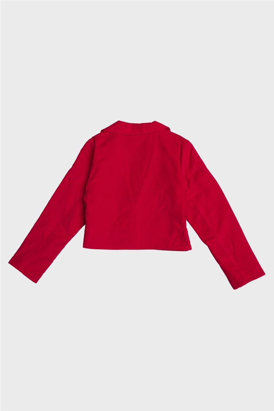 Beverly Hills Polo Club Kız Çocuk Kırmızı Ceket