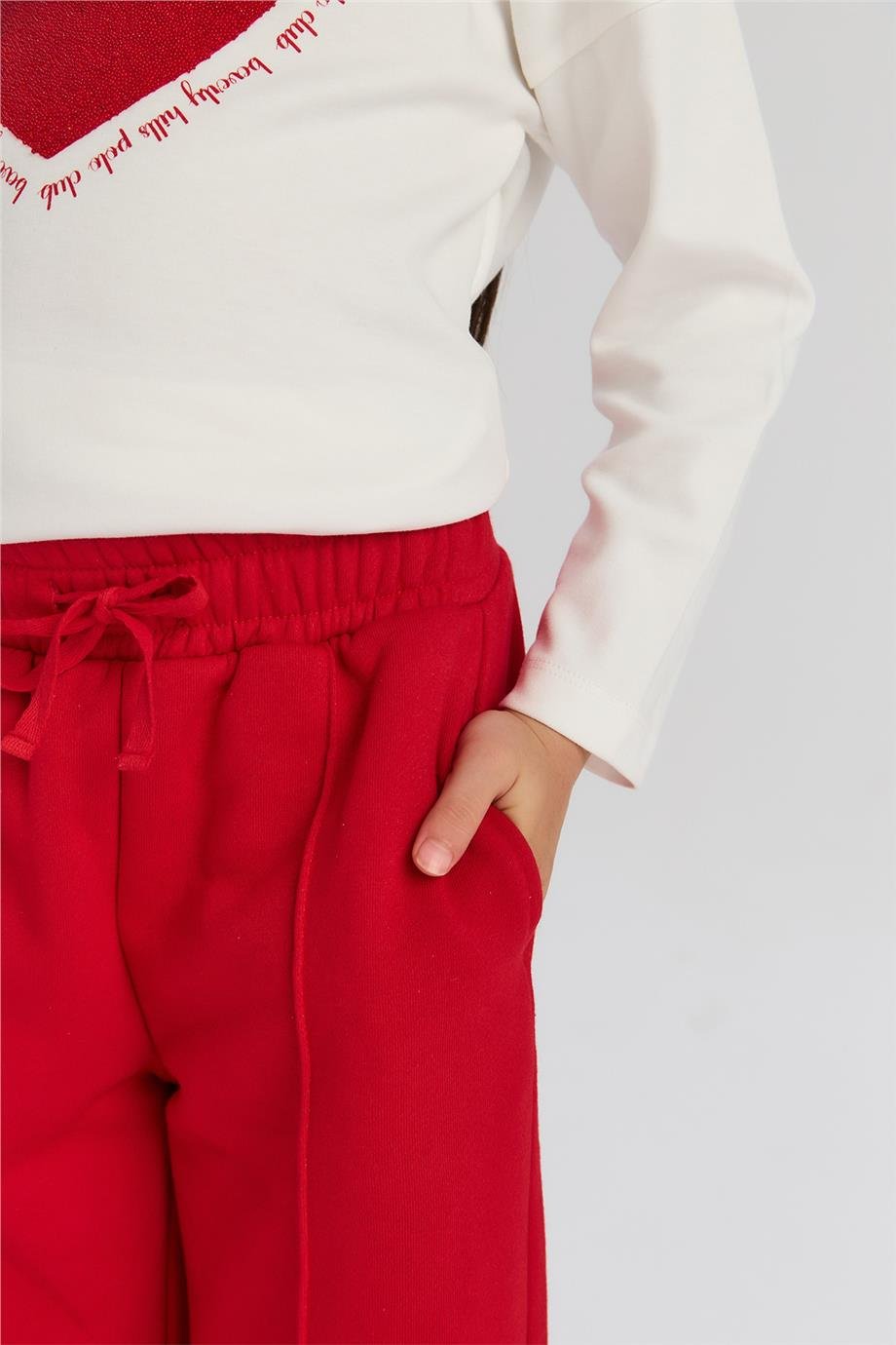 Beverly Hills Polo Club Kız Çocuk Kırmızı Eşofman AltıBeverly Hills Polo Club Kız Çocuk Kırmızı Eşofman Altı