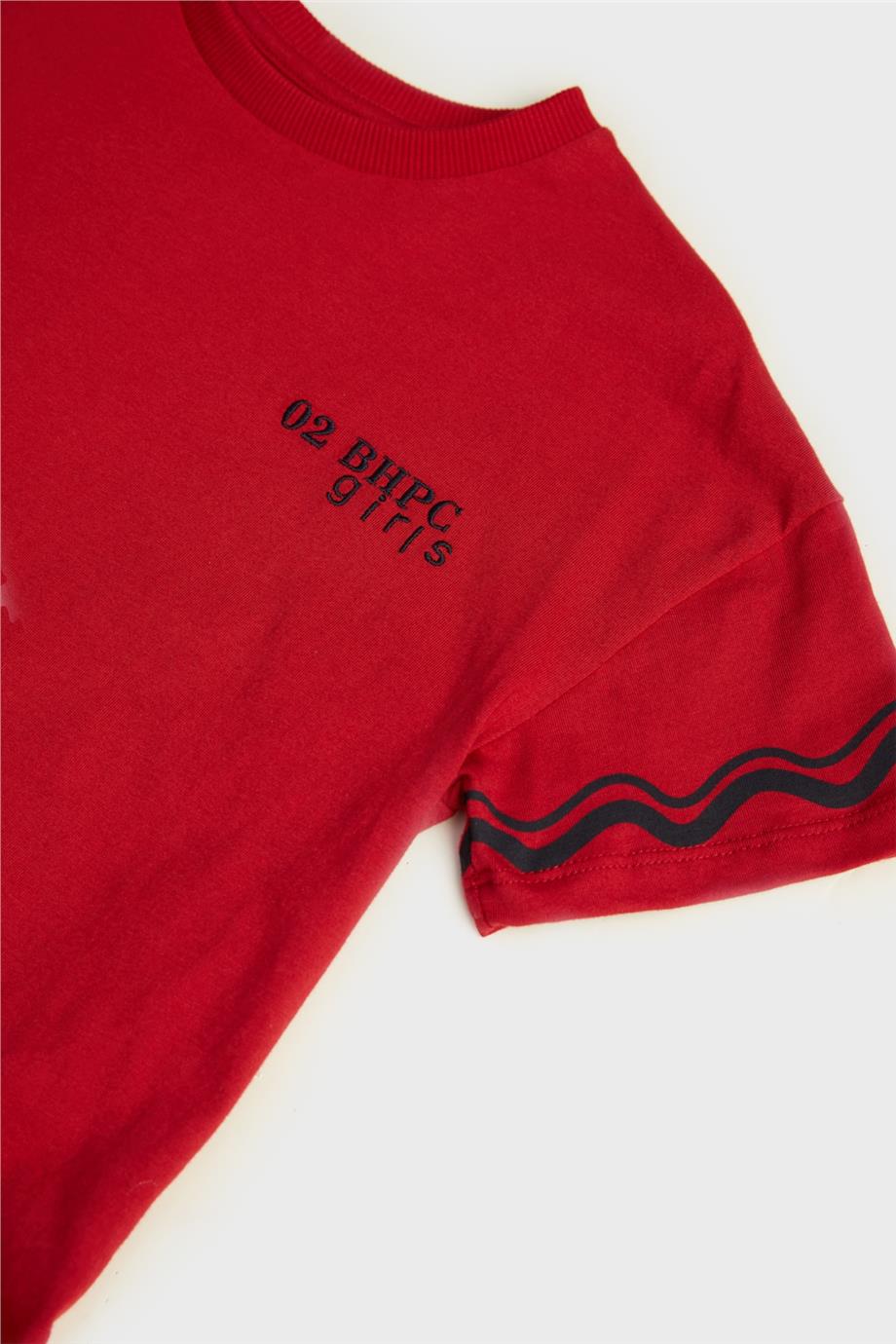 Beverly Hills Polo Club Kız Çocuk Kırmızı T-Shirt