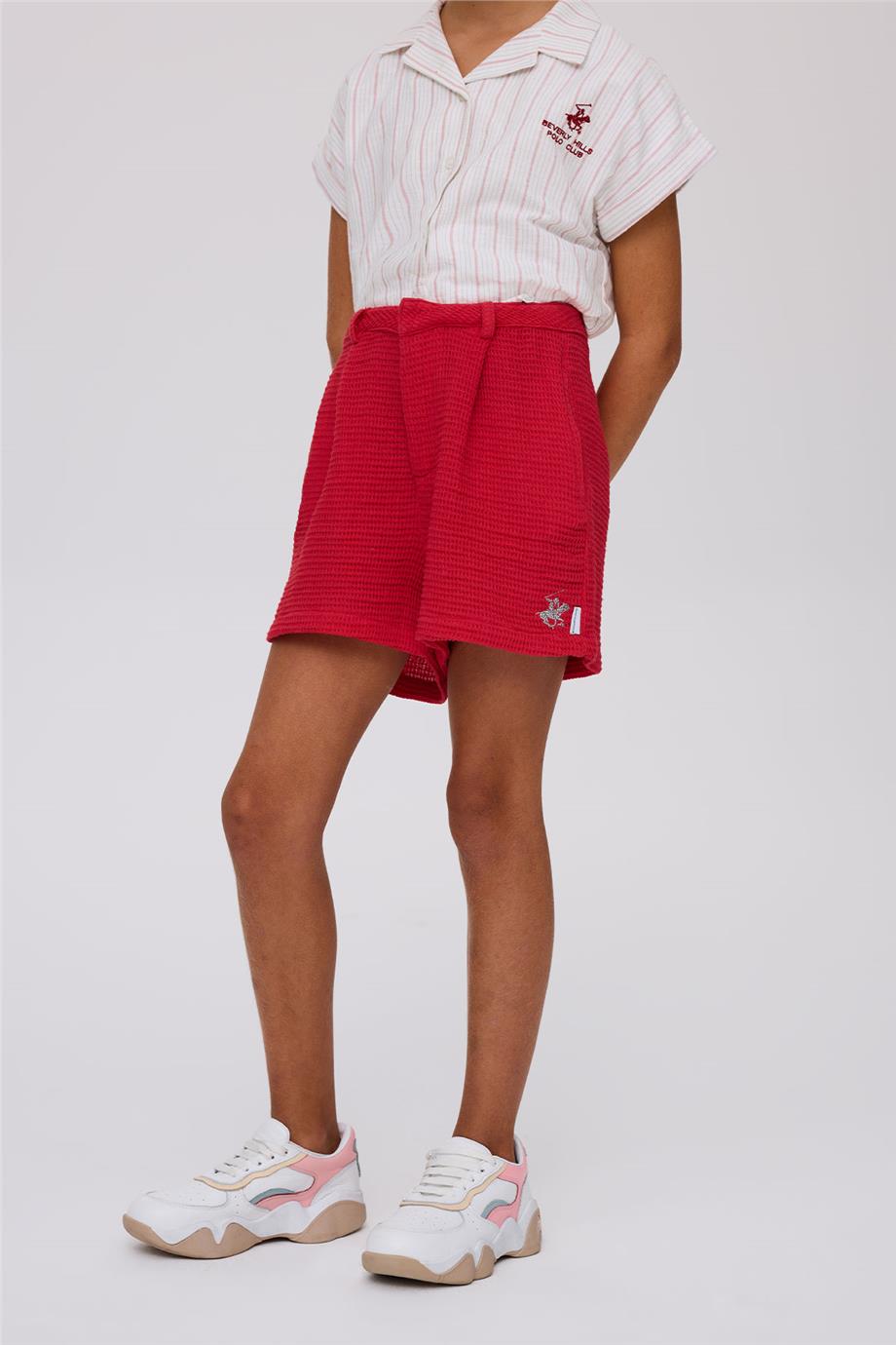 Beverly Hills Polo Club Girl Red ShortsBeverly Hills Polo Club Girl Red Shorts