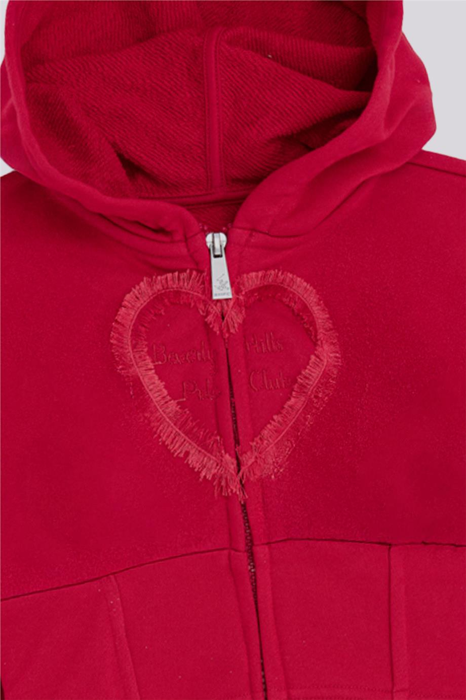 Beverly Hills Polo Club Kız Çocuk Kırmızı Eşofman ÜstüBeverly Hills Polo Club Kız Çocuk Kırmızı Eşofman Üstü