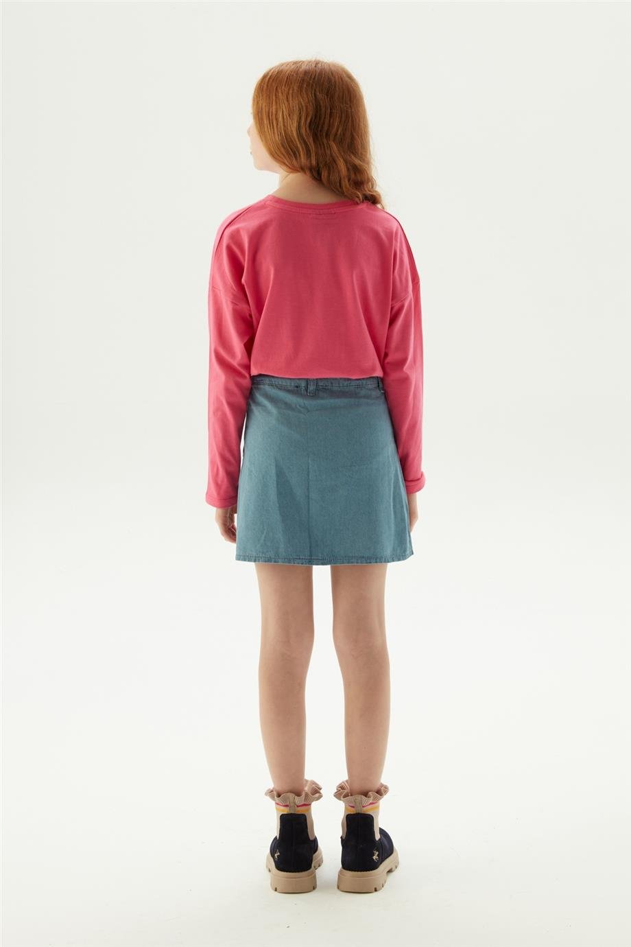 Beverly Hills Polo Club Kız Çocuk Lacivert Etek