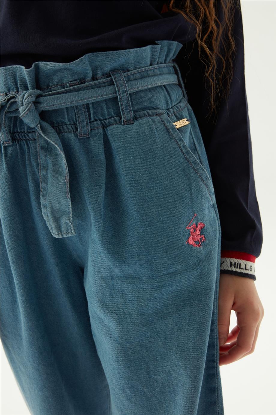 Beverly Hills Polo Club Kız Çocuk Lacivert Pantolon