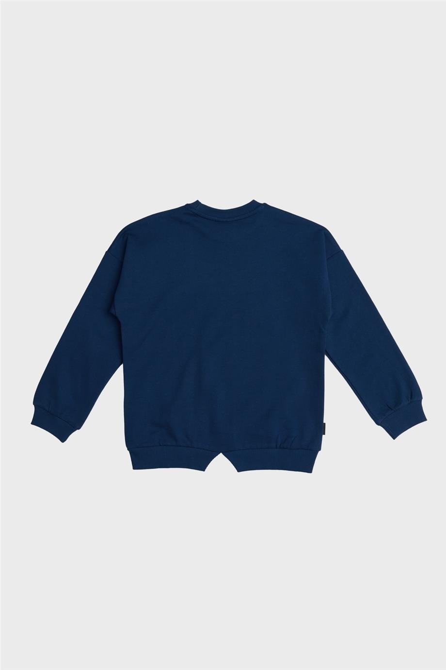 Beverly Hills Polo Club Kız Çocuk Lacivert Sweatshirt