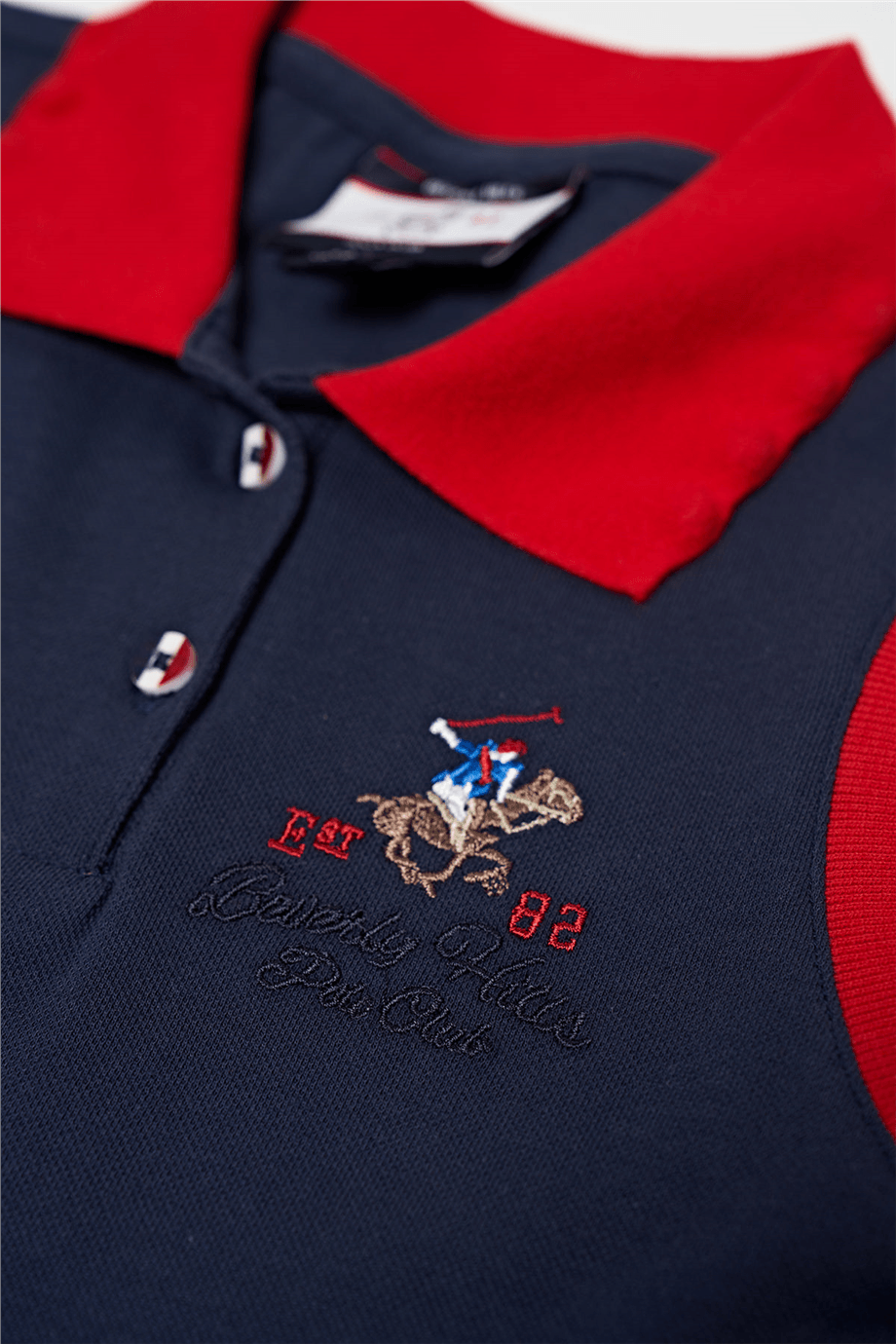 Beverly Hills Polo Club Kız Çocuk Lacivert Polo Yaka ElbiseBeverly Hills Polo Club Kız Çocuk Lacivert Polo Yaka Elbise