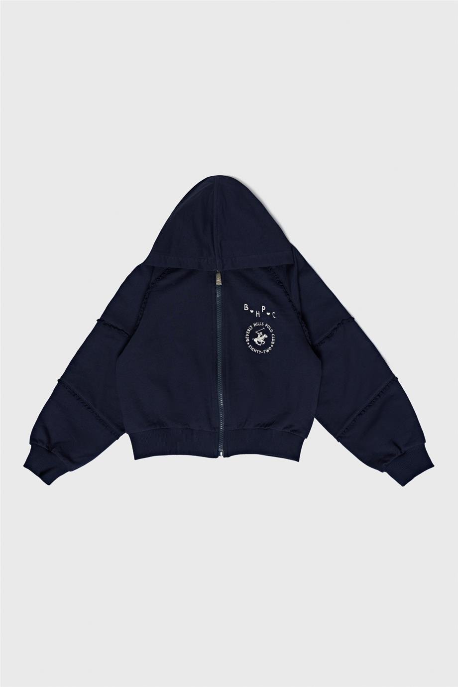 Beverly Hills Polo Club Kız Çocuk Lacivert Eşofman Üstü