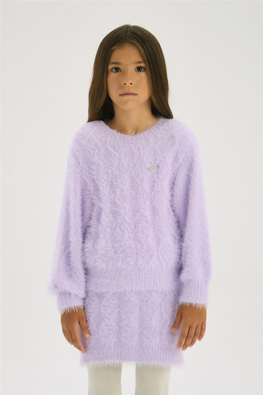 Beverly Hills Polo Club Kız Çocuk Lila KazakBeverly Hills Polo Club Kız Çocuk Lila Kazak