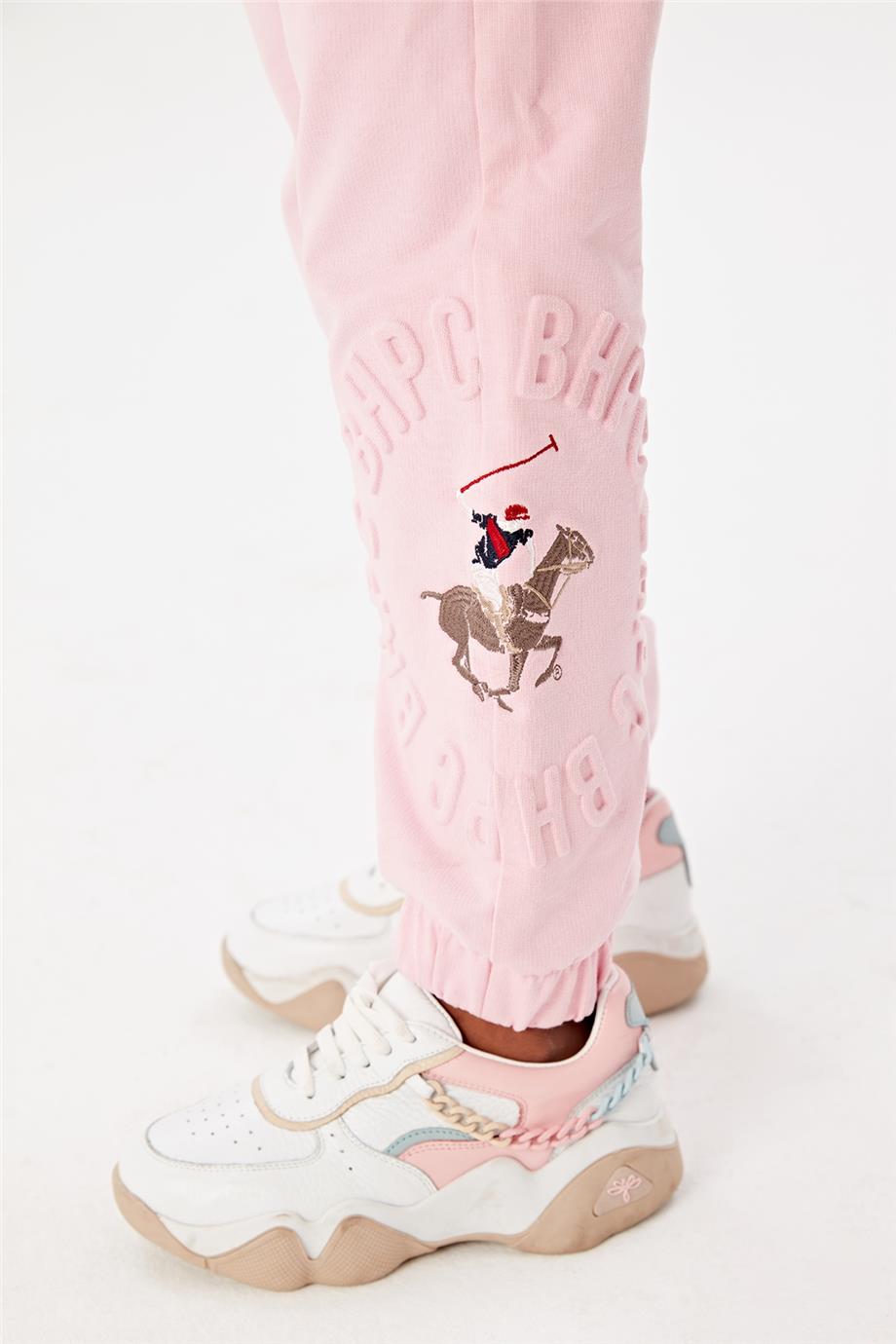 Beverly Hills Polo Club Kız Çocuk Pembe Eşofman Altı