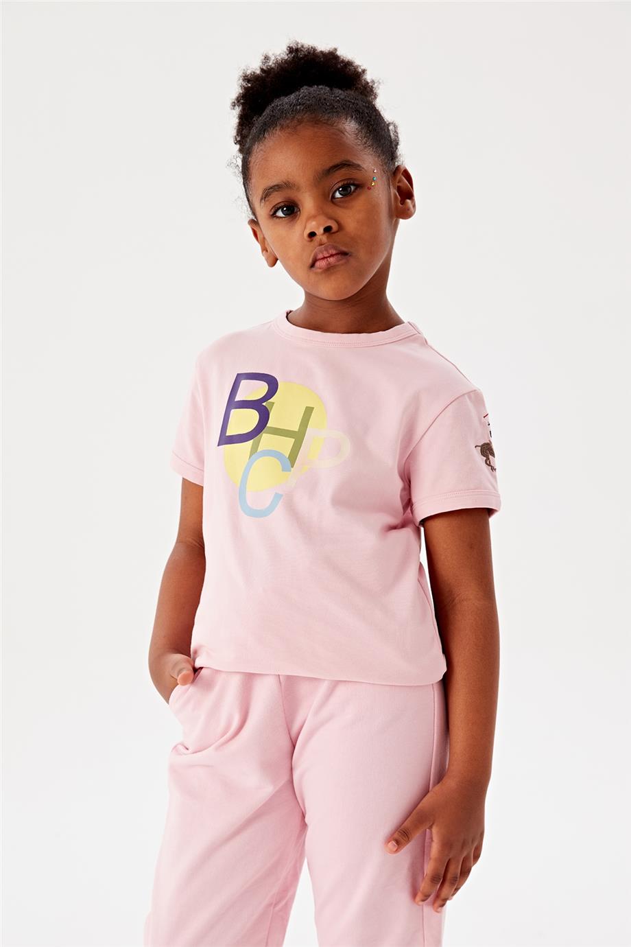 Beverly Hills Polo Club Kız Çocuk Pembe Eşofman Altı