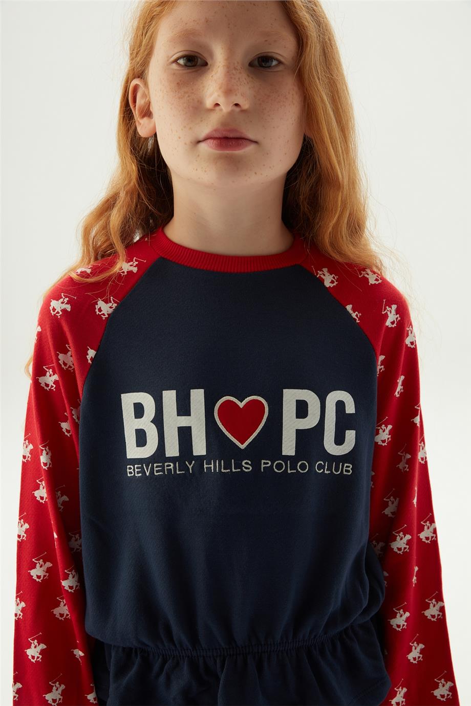 Beverly Hills Polo Club Kız Çocuk Renkli Sweatshirt