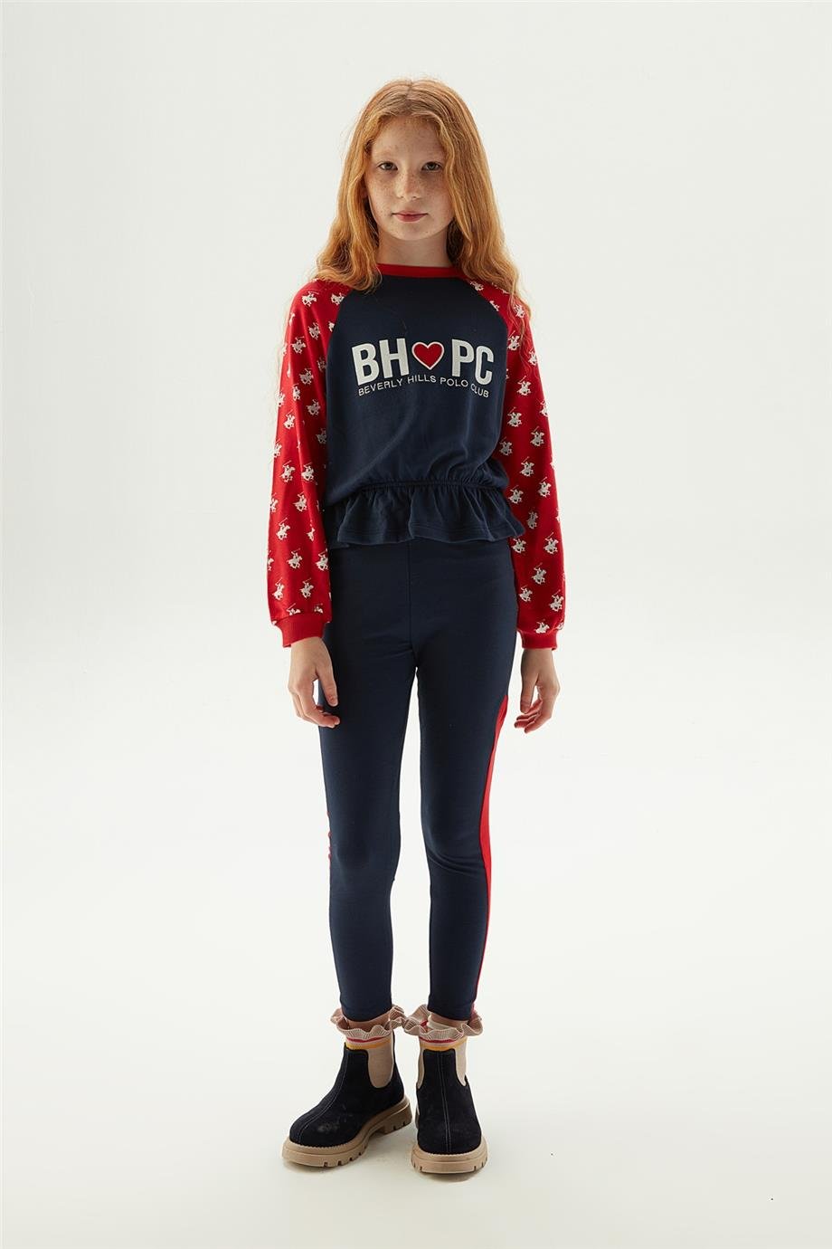 Beverly Hills Polo Club Kız Çocuk Renkli Sweatshirt