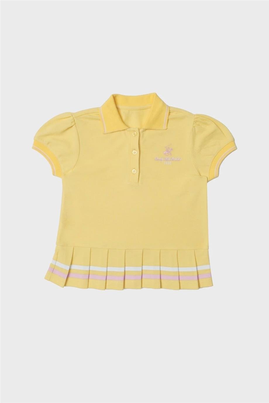 Beverly Hills Polo Club Kız Çocuk Sarı T-Shirt