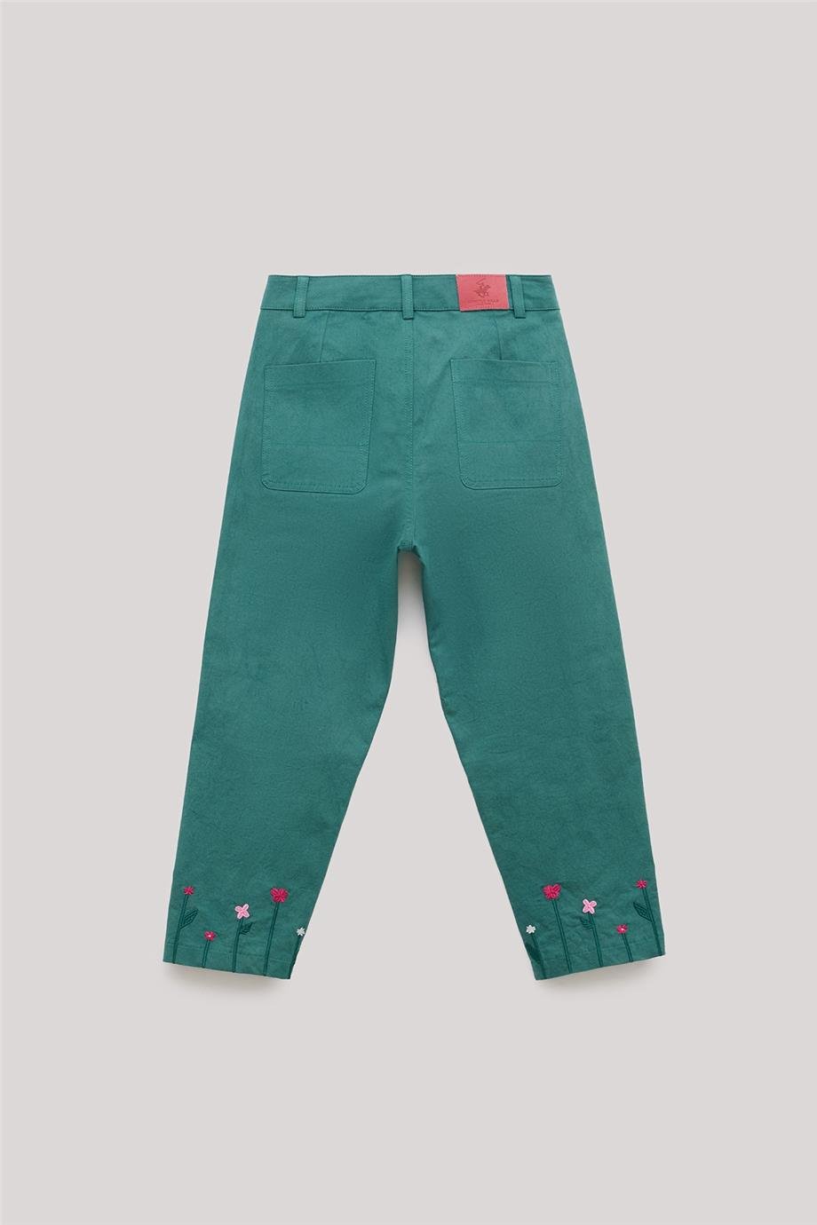 Beverly Hills Polo Club Kız Çocuk Yeşil Pantolon