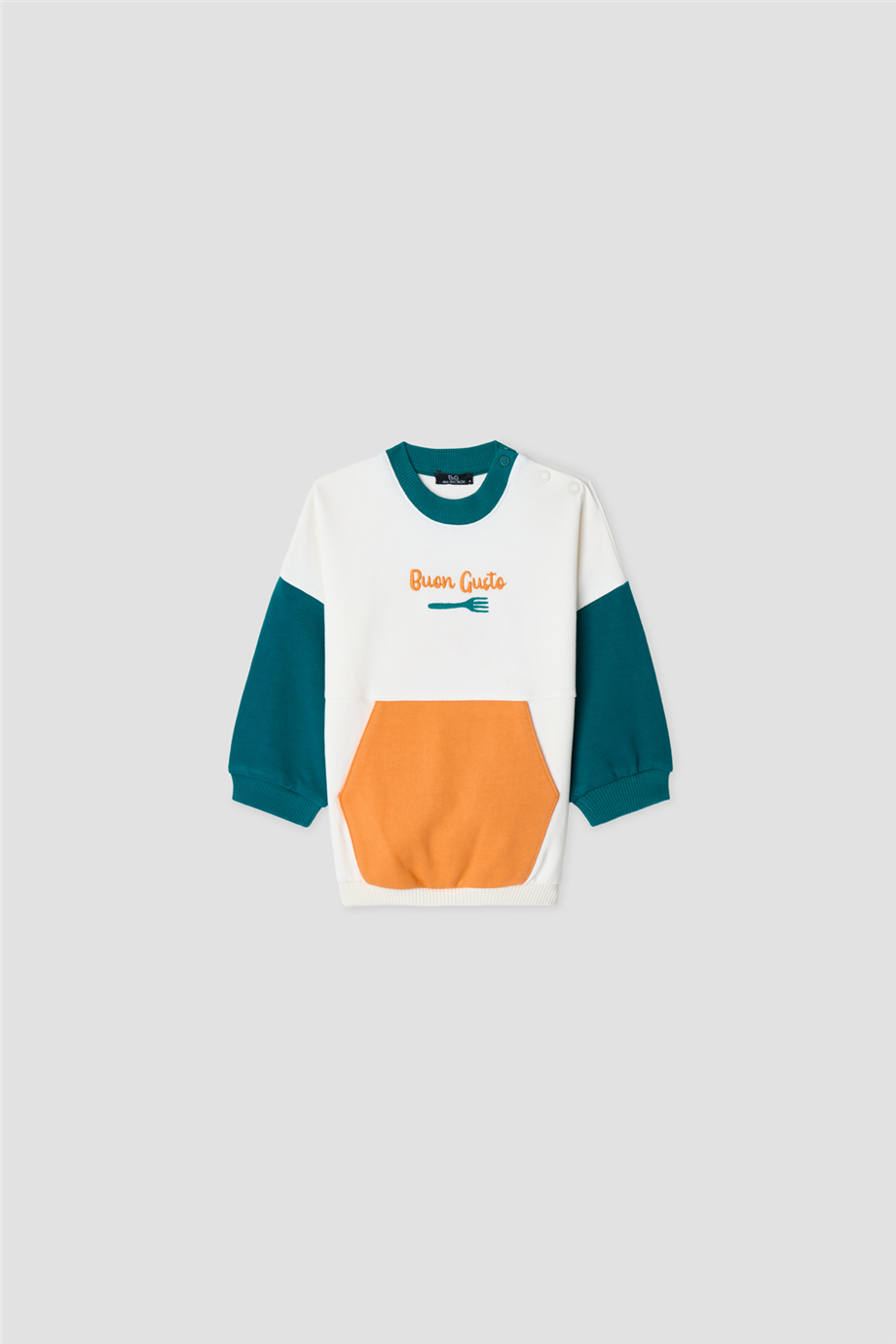 B&G Erkek Bebek Bisiklet Yaka Oversize SweatshirtB&G Erkek Bebek Bisiklet Yaka Oversize Sweatshirt