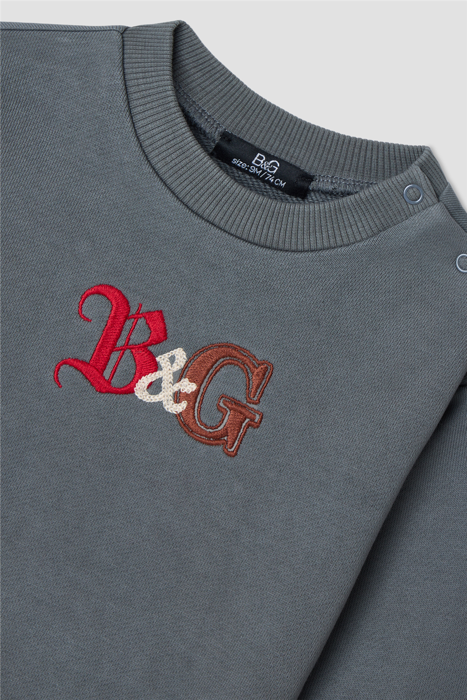 B&G Erkek Bebek Bisiklet Yaka SweatshirtB&G Erkek Bebek Bisiklet Yaka Sweatshirt