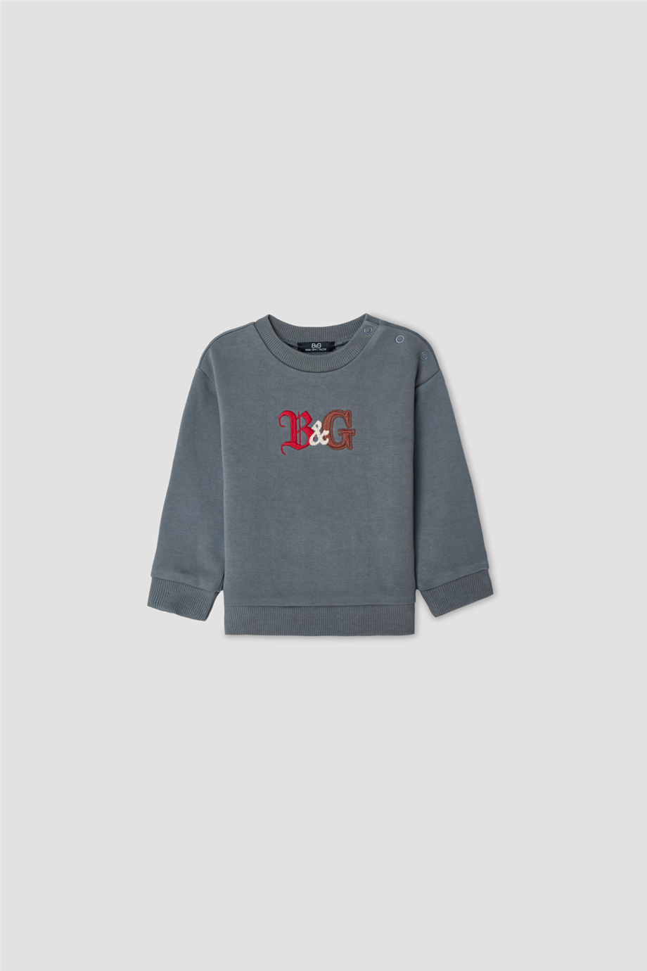 B&G Erkek Bebek Bisiklet Yaka SweatshirtB&G Erkek Bebek Bisiklet Yaka Sweatshirt