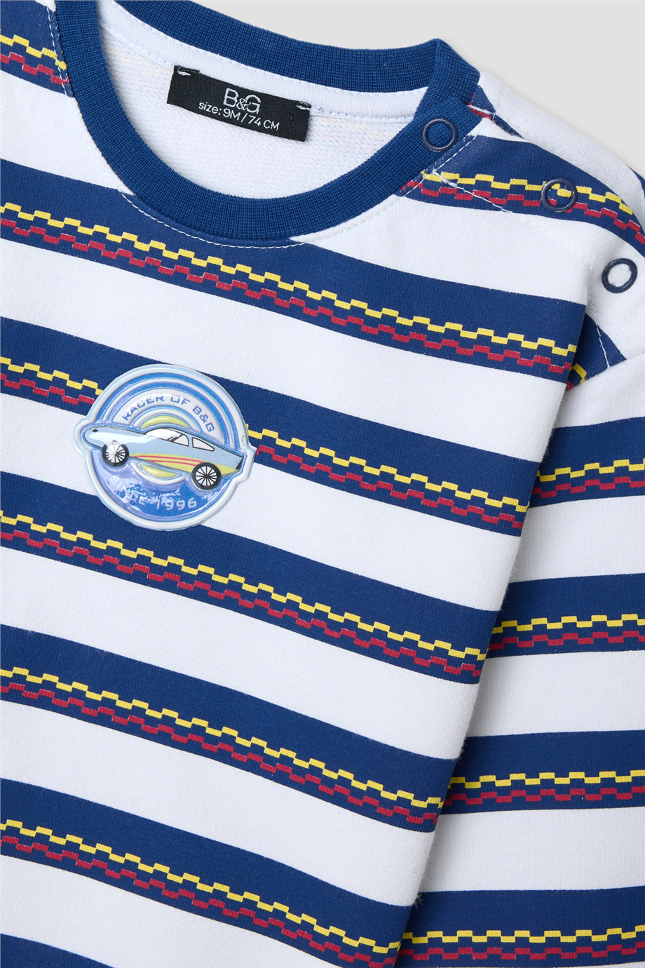 B&G Erkek Bebek Çizgili SweatshirtB&G Erkek Bebek Çizgili Sweatshirt