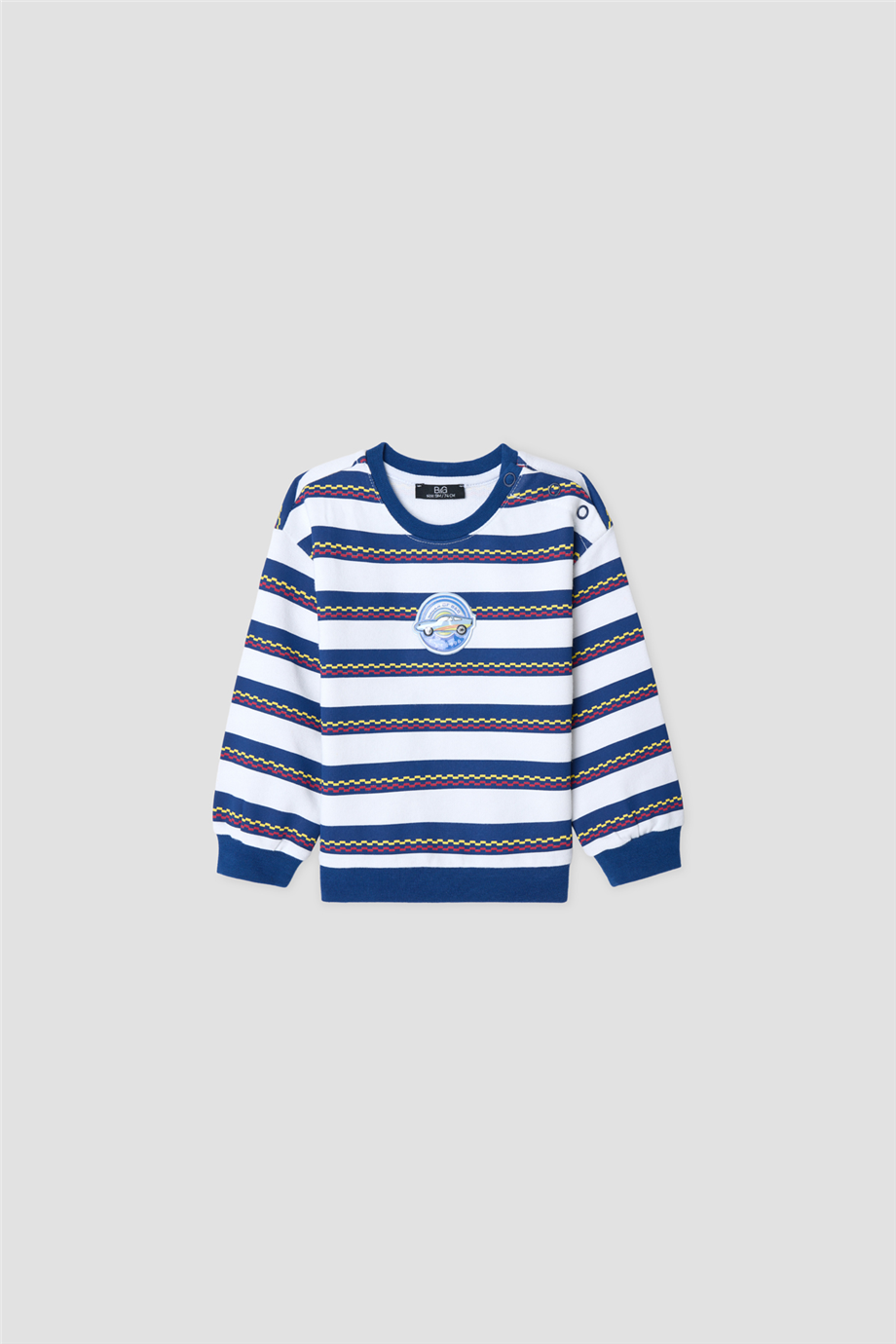 B&G Erkek Bebek Çizgili SweatshirtB&G Erkek Bebek Çizgili Sweatshirt