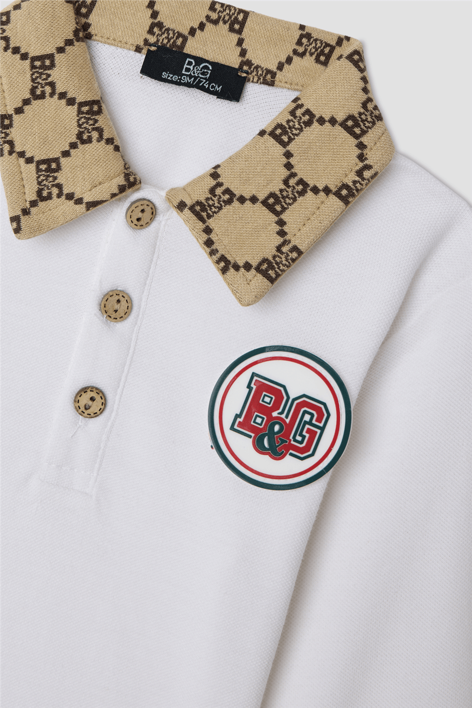 B&G Erkek Bebek Ekru PoloB&G Erkek Bebek Ekru Polo