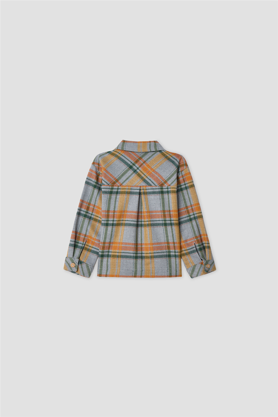 B&G Baby Boys Shirt Collar Plaid ShirtB&G Baby Boys Shirt Collar Plaid Shirt