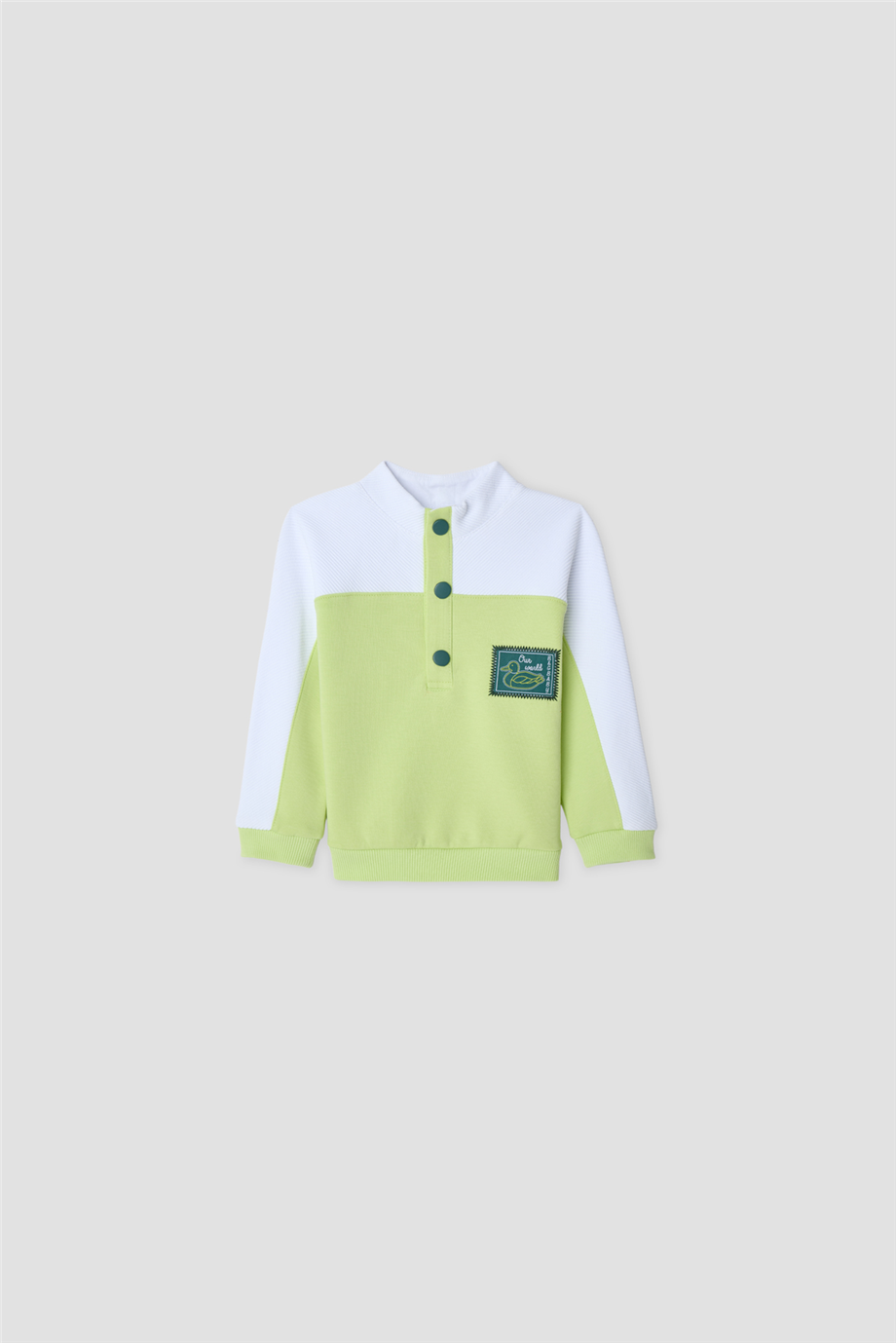 B&G Erkek Bebek Yeşil SweatshirtB&G Erkek Bebek Yeşil Sweatshirt