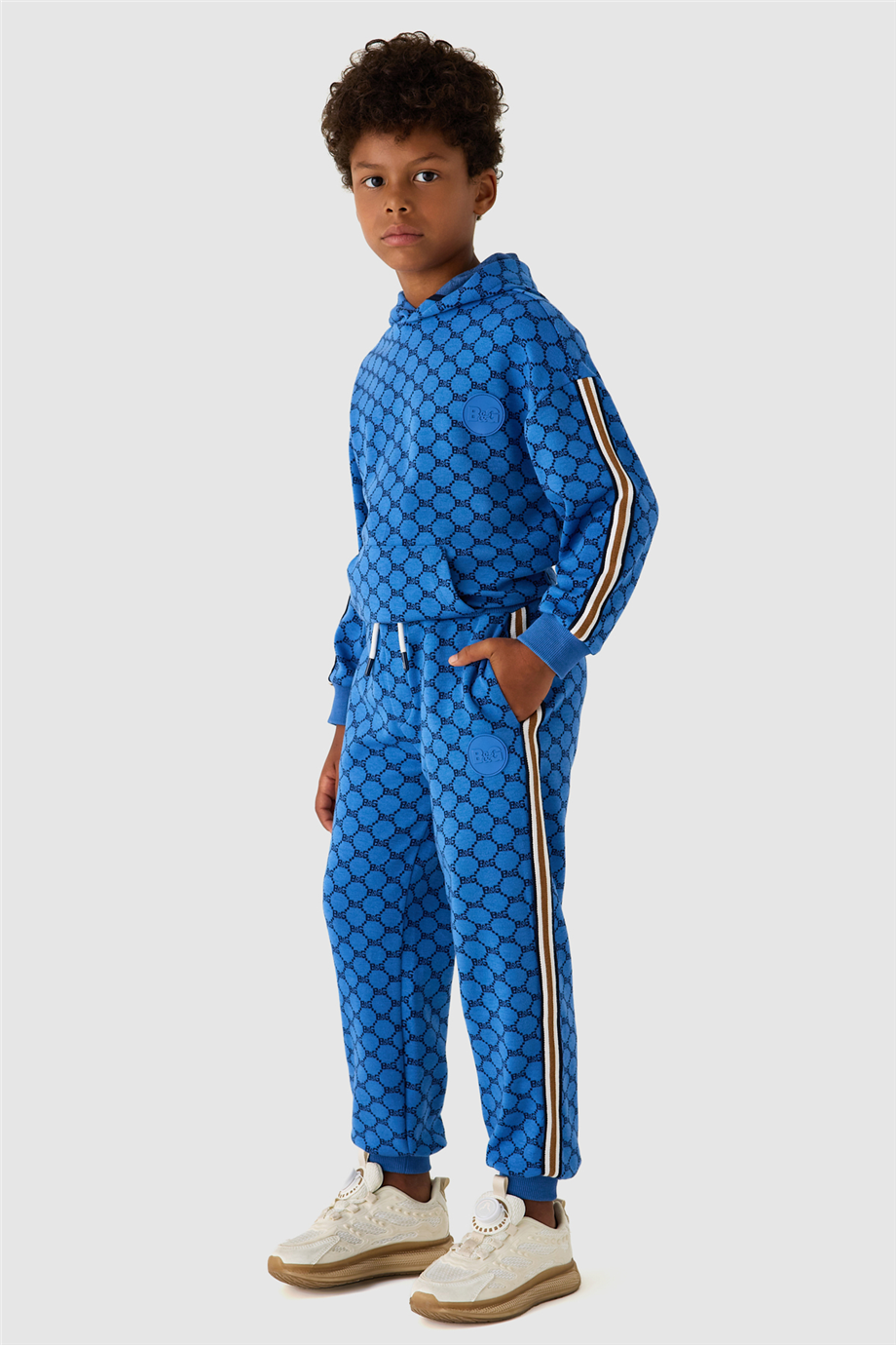 B&G Erkek Çocuk Jakar Desenli Manşetli Paça Eşofman AltıB&G Erkek Çocuk Jakar Desenli Manşetli Paça Eşofman Altı