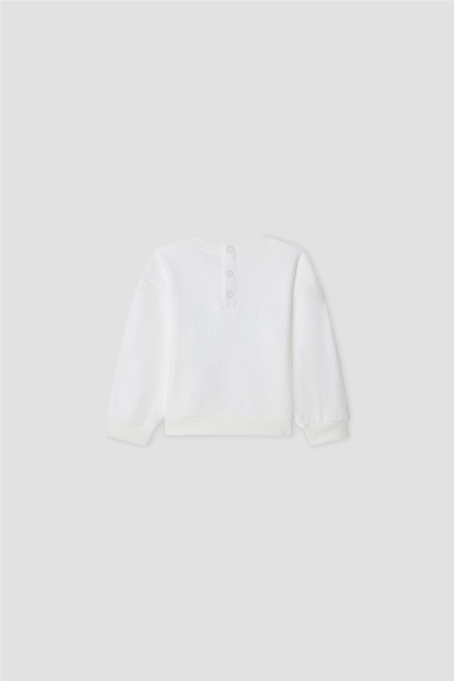 B&G Kız Bebek Aplikeli Bisiklet Yaka SweatshirtB&G Kız Bebek Aplikeli Bisiklet Yaka Sweatshirt