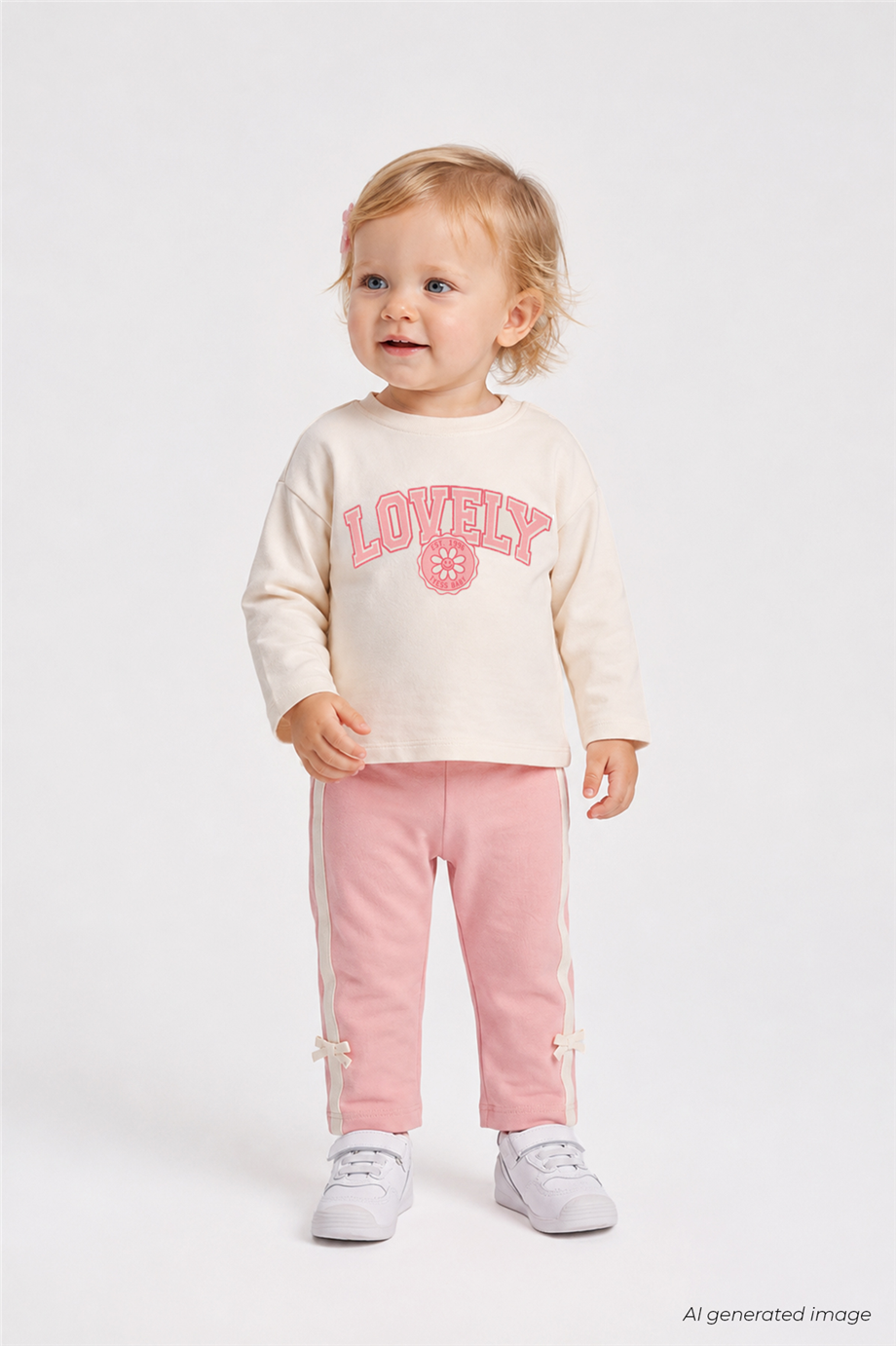 B&G Baby Girls Crew Neck Leggings SetB&G Baby Girls Crew Neck Leggings Set